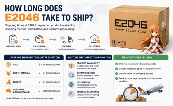 how long does e2046 take to ship​