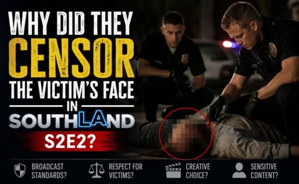 why did they censor the victim's face in southland s2e2​
